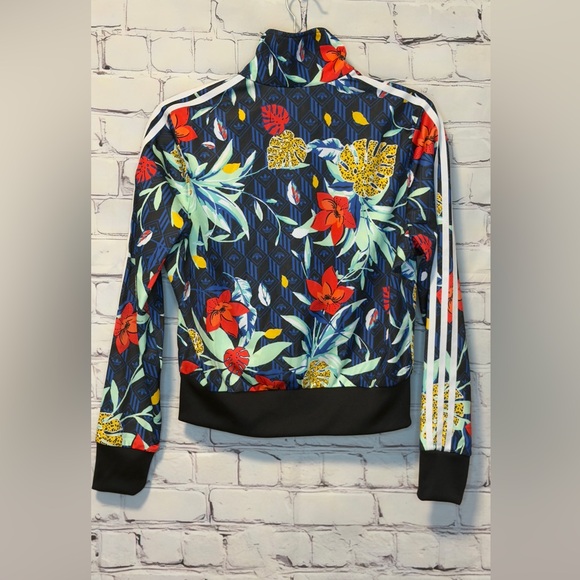 Adidas Originals x HER Studio London Track Jacket Size Small Tropical Leopard - Picture 8 of 10